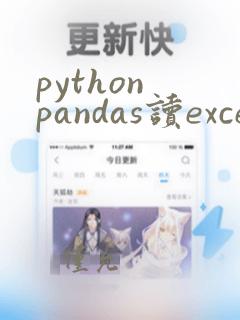 python pandas读excel