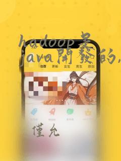 hadoop是java开发的,所以mapreduce