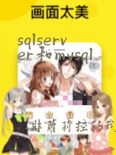 sqlserver和mysql