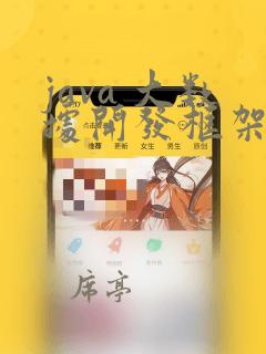 java 大数据开发框架
