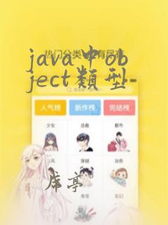 java中object类型