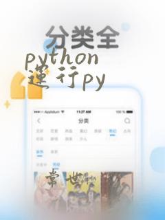 python 运行py
