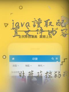 java读取配置文件内容