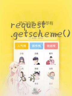 request.getscheme()