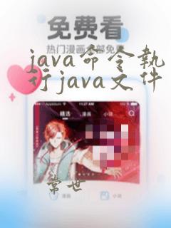 java命令执行java文件