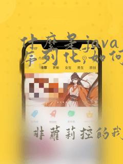 什么是java序列化,如何实现java序列化