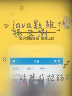 java数组代码案例