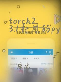 torch2.3.1对应的python版本