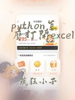python怎么打开excel文件