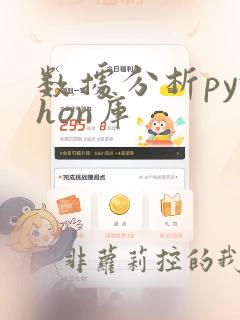 数据分析python库