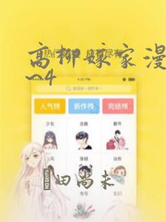 高柳嫁家漫画1~4：结局+番外