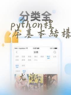 python程序基本结构
