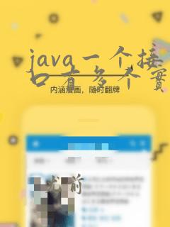 java一个接口有多个实现类