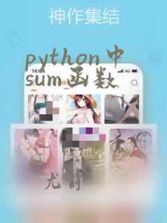 python中sum函数