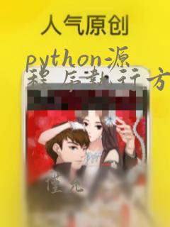 python源程序执行方法