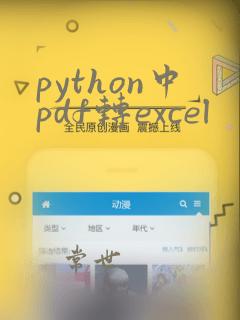 python中pdf转excel