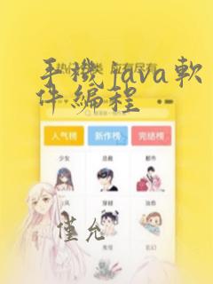 手机java软件编程