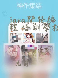 java开发编程 培训学校