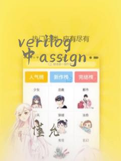 verilog中assign