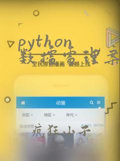 python 数据处理案例
