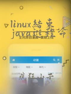 linux结束java进程命令