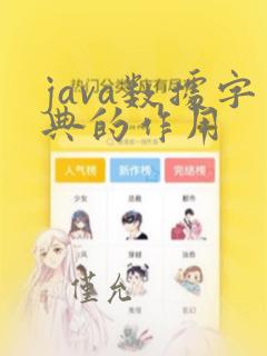 java数据字典的作用