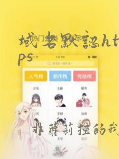 域名默认https