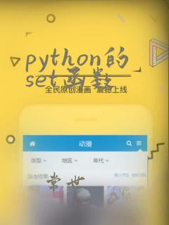 python的set函数