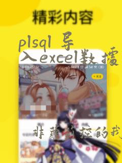 plsql 导入excel数据