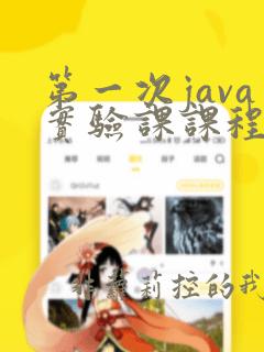 第一次java实验课课程总结