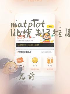 matplotlib绘制3维图