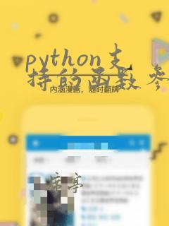 python支持的函数参数类型