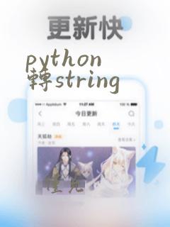 python 转string