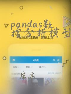 pandas数据分析模型