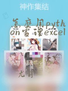 怎么用python处理excel