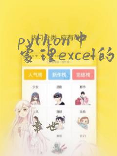 python中处理excel的库