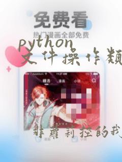 python 文件操作类
