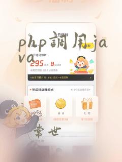 php调用java