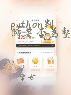python判断是否为整数