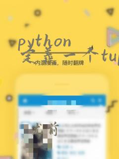 python 定义一个tuple