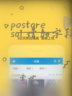 postgresql 增加字段