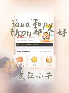 java和python哪个好些