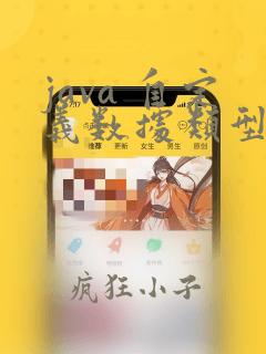 java 自定义数据类型