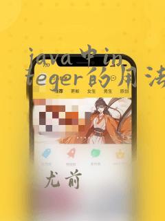 java中integer的用法