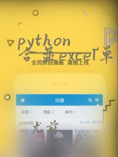 python 合并excel单元格