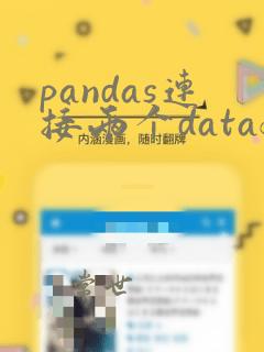 pandas连接两个dataframe