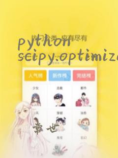 python scipy.optimize