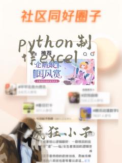 python制作excel