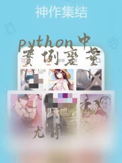 python中实例变量