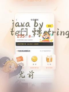 java byte[] 转string